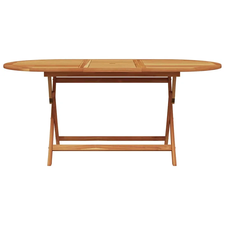 Ensemble à manger de jardin 7 pcs gris rotin et bois massif - 6