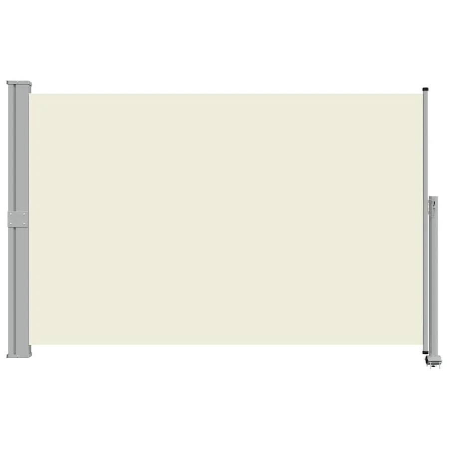 Auvent latéral rétractable de patio 160 x 300 cm Blanc cassé - 4