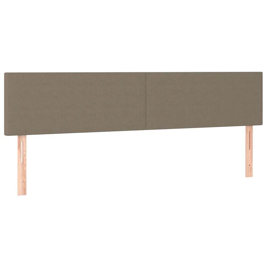Sommier à lattes de lit avec matelas taupe 120x190 cm tissu - 7