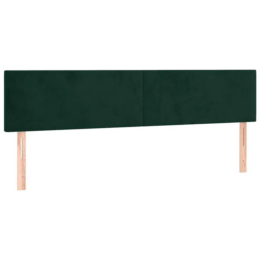 Sommier à lattes de lit avec matelas vert foncé 120x190 cm - 7
