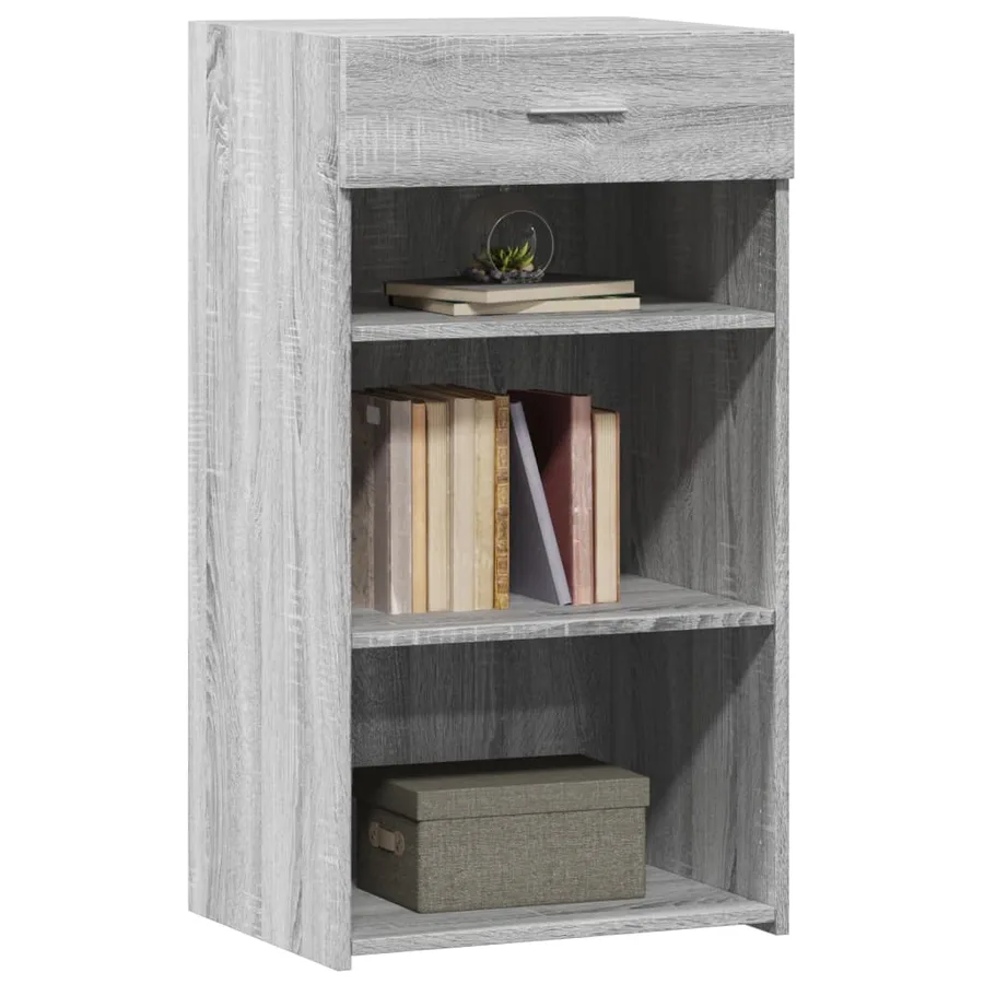 Buffet sonoma gris 50x42,5x93 cm bois d'ingénierie - 3