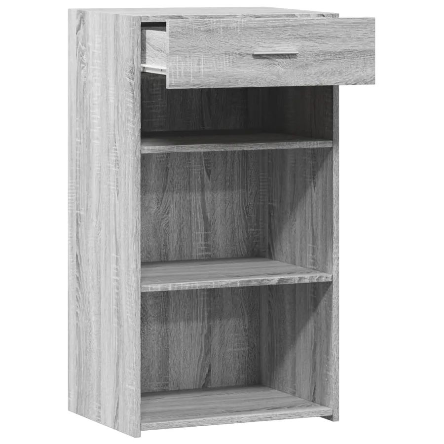 Buffet sonoma gris 50x42,5x93 cm bois d'ingénierie - 7