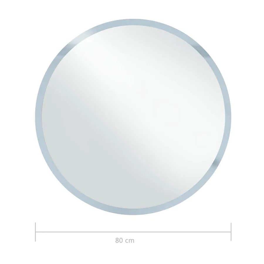 Miroir à LED pour salle de bain 80 cm - 8