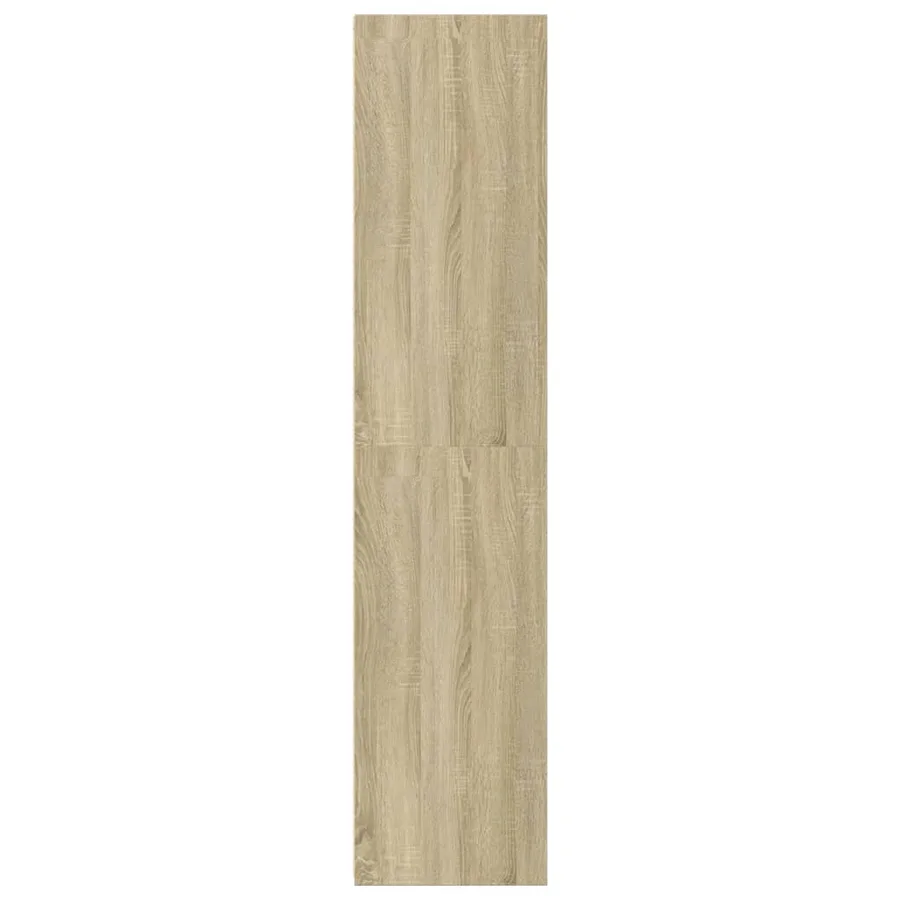 Buffet haut chêne sonoma 50x41x185 cm bois d'ingénierie - 5