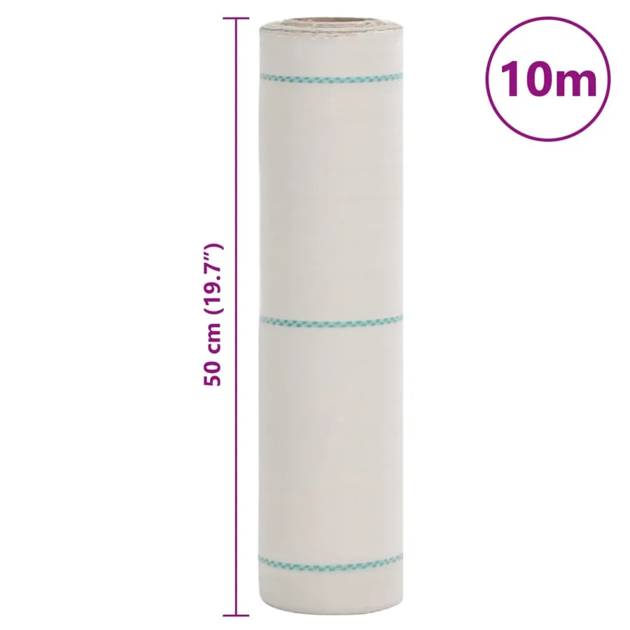 Membrane anti-mauvaises herbes blanc 0,5x10 m PP - 7