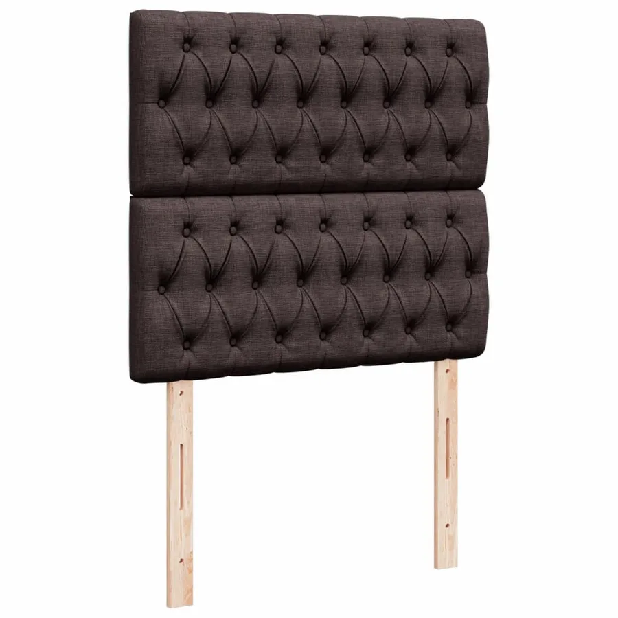 Sommier à lattes de lit avec matelas Marron foncé 90x200 cm - 7