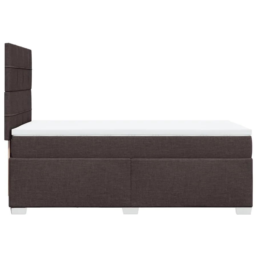Sommier à lattes de lit avec matelas Marron foncé 90x200 cm - 11