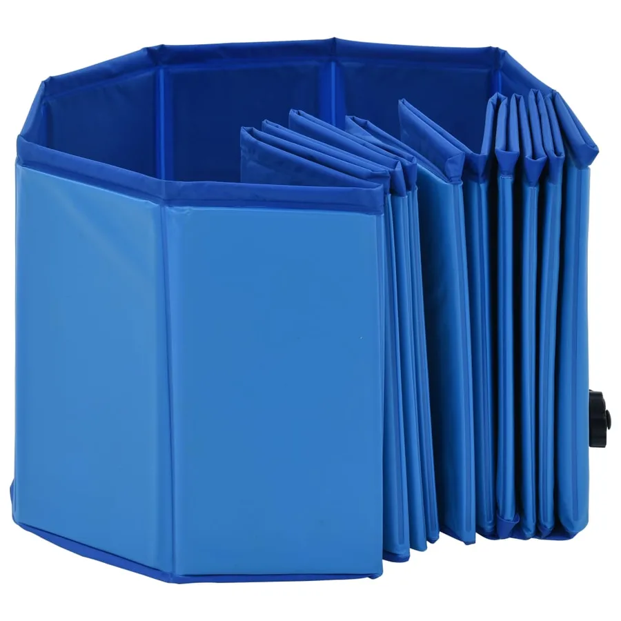 Piscine pliable pour chiens Bleu 120x30 cm PVC - 5