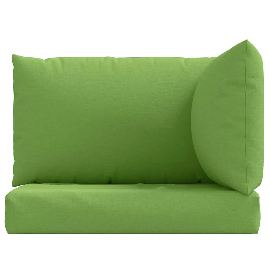 Coussins de palette lot de 3 vert mélangé tissu - 4