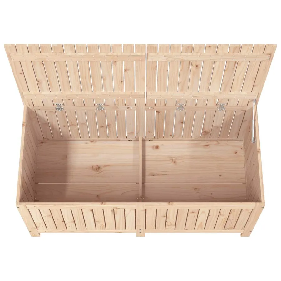 Garden storage box 147x68x64 cm Solid pine wood - 8