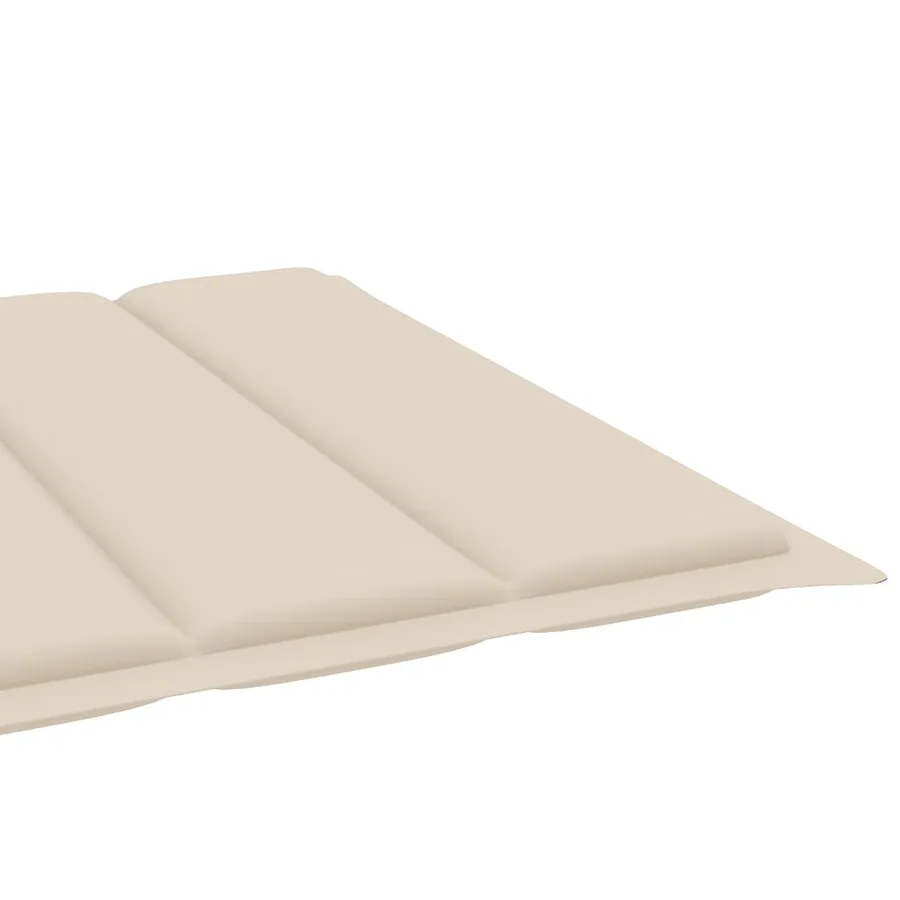 Chaise longue de jardin avec coussin Bois d'acacia solide - 15