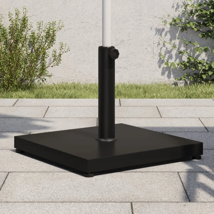 Base de parasol pour mâts Ø32/38/48 mm 18 kg carré