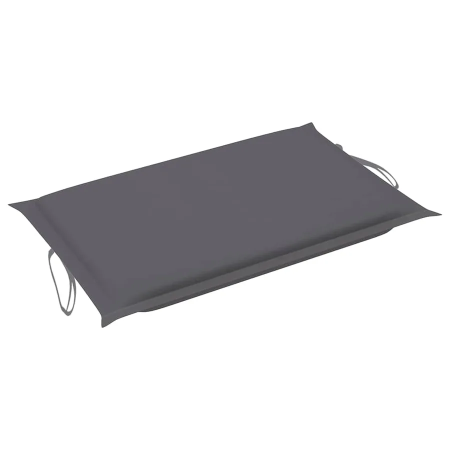 Chaises longues lot de 2 avec coussins Bois d'acacia solide - 12