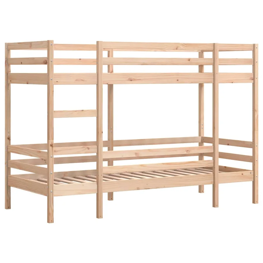 Lit superposé sans matelas 80x200 cm bois de pin massif - 3