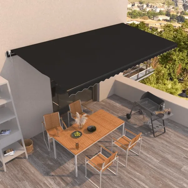 Automatic retractable awning 600x350 cm Anthracite