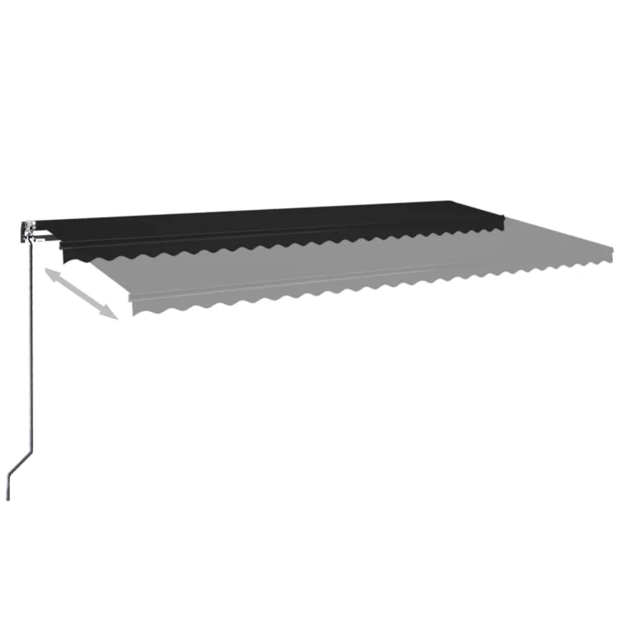 Auvent rétractable automatique 600x350 cm Anthracite - 3