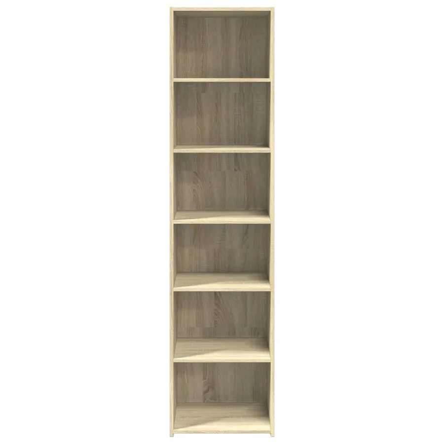 Buffet haut chêne sonoma 45x41x185 cm bois d'ingénierie - 4