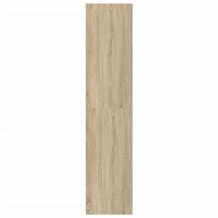 Buffet haut chêne sonoma 45x41x185 cm bois d'ingénierie - 5
