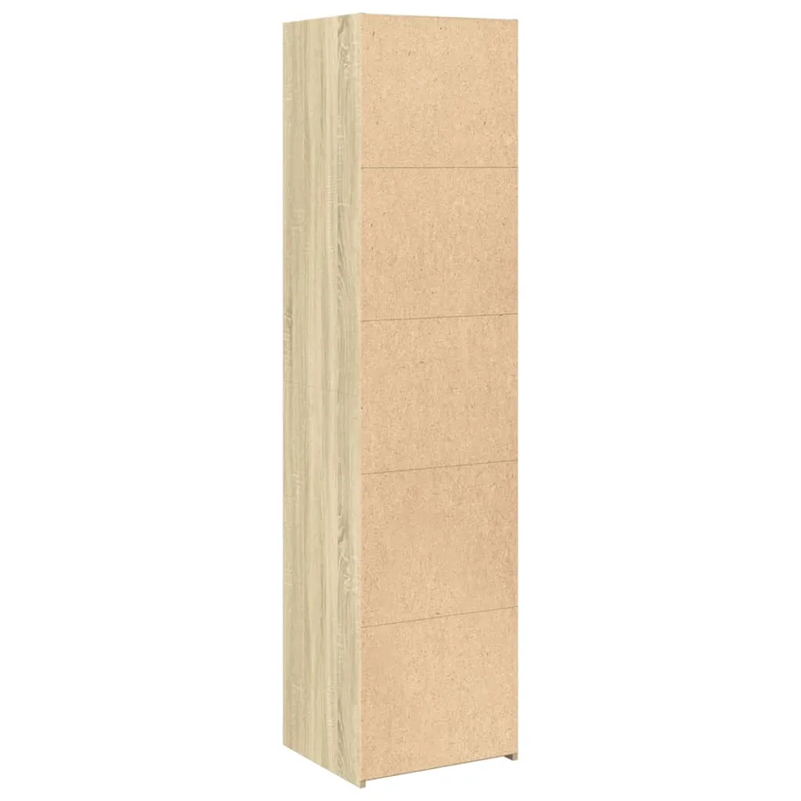 Buffet haut chêne sonoma 45x41x185 cm bois d'ingénierie - 6