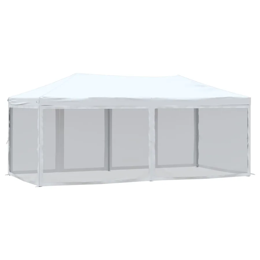 Folding party tent with side walls White 3x6 m - 5