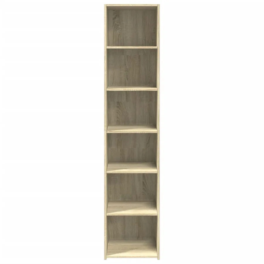 Buffet haut chêne sonoma 40x41x185 cm bois d'ingénierie - 4