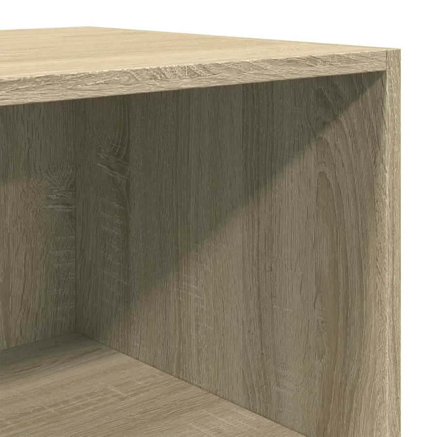 Buffet haut chêne sonoma 40x41x185 cm bois d'ingénierie - 7