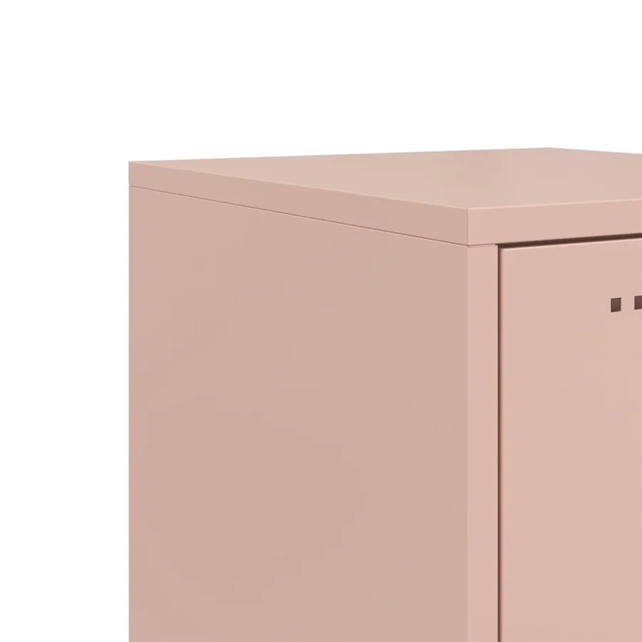Buffet haut rose 36x39x107 cm acier - 11