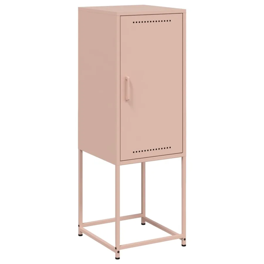 Buffet haut rose 36x39x107 cm acier - 2