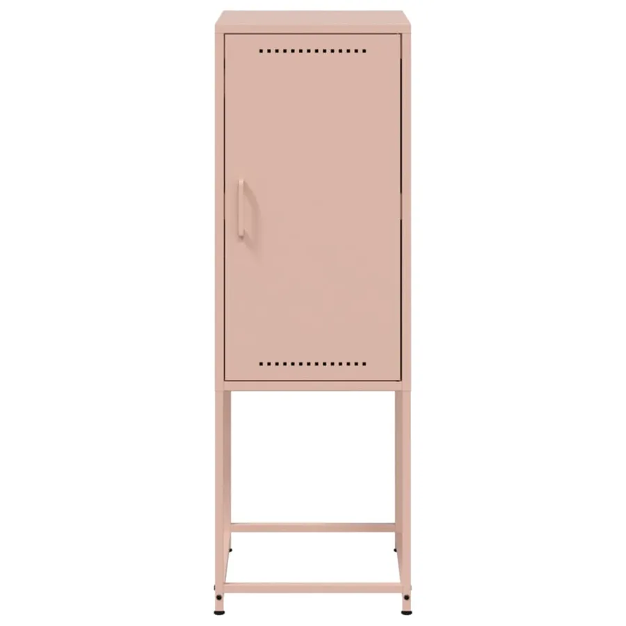 Buffet haut rose 36x39x107 cm acier - 6