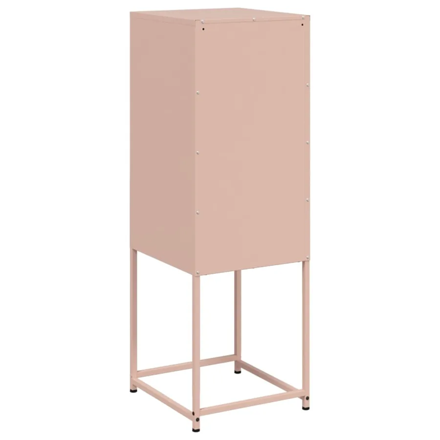 Buffet haut rose 36x39x107 cm acier - 8