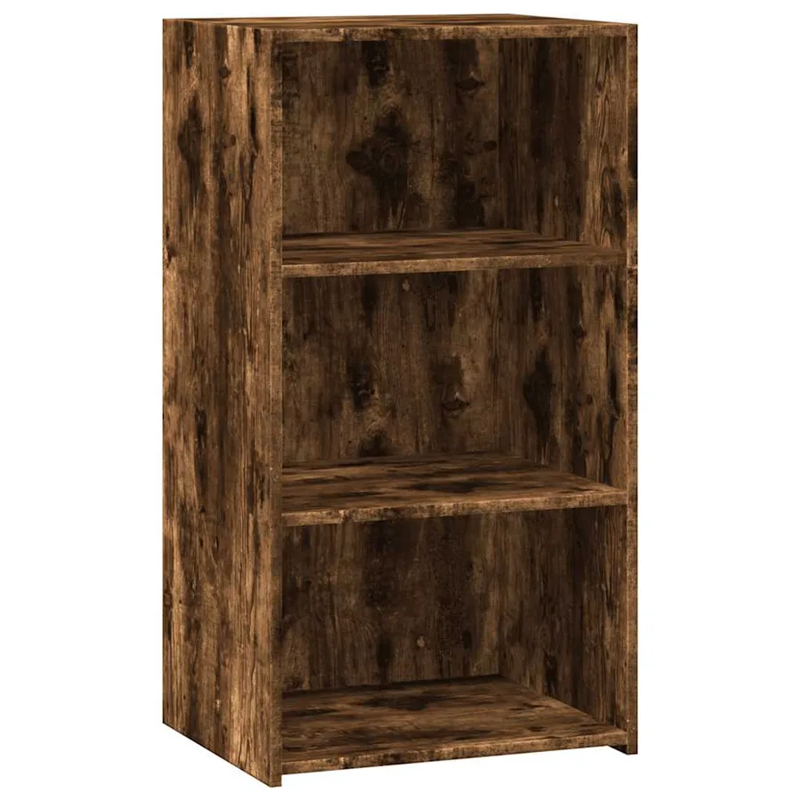 Buffet chêne fumé 50x41x93 cm bois d'ingénierie - 2