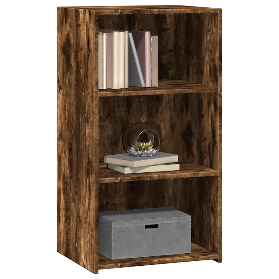 Buffet chêne fumé 50x41x93 cm bois d'ingénierie - 3