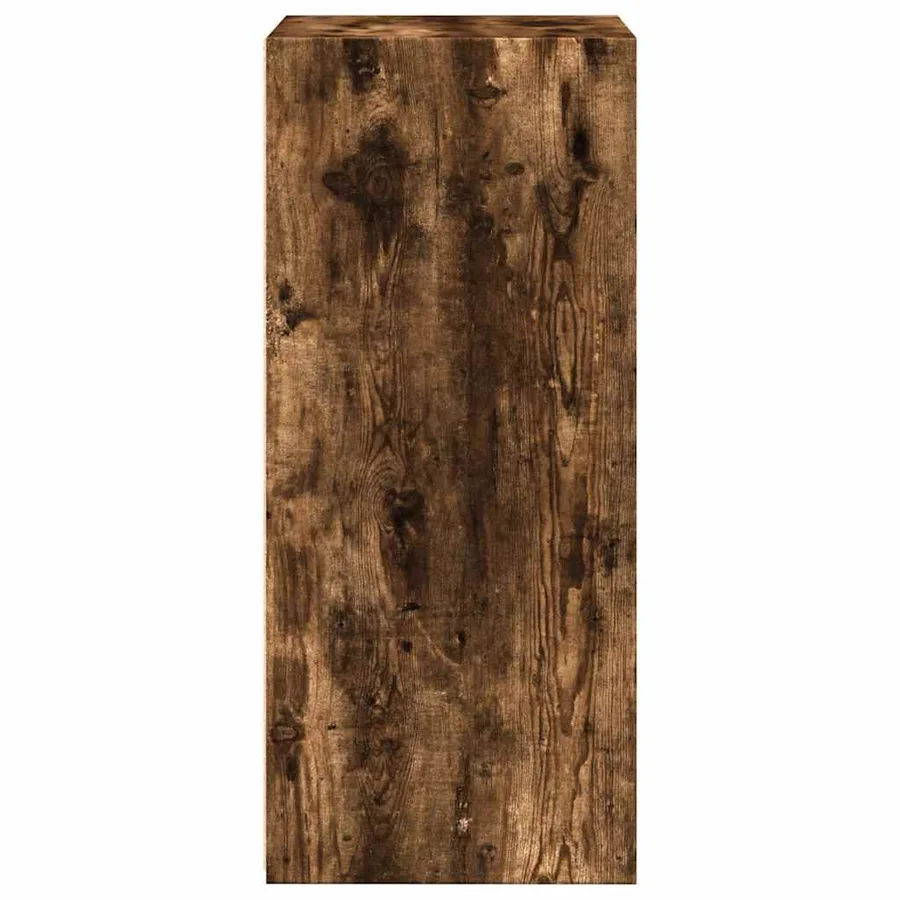 Buffet chêne fumé 50x41x93 cm bois d'ingénierie - 5