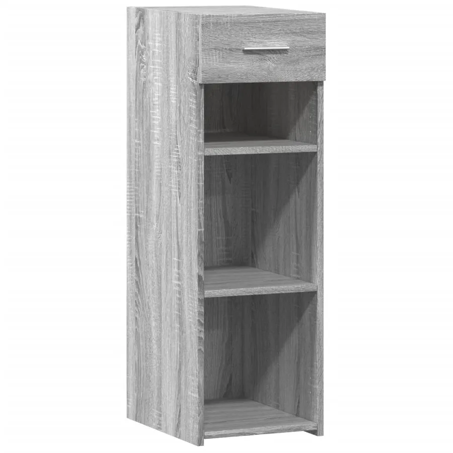 Buffet sonoma gris 30x42,5x93 cm bois d'ingénierie - 2