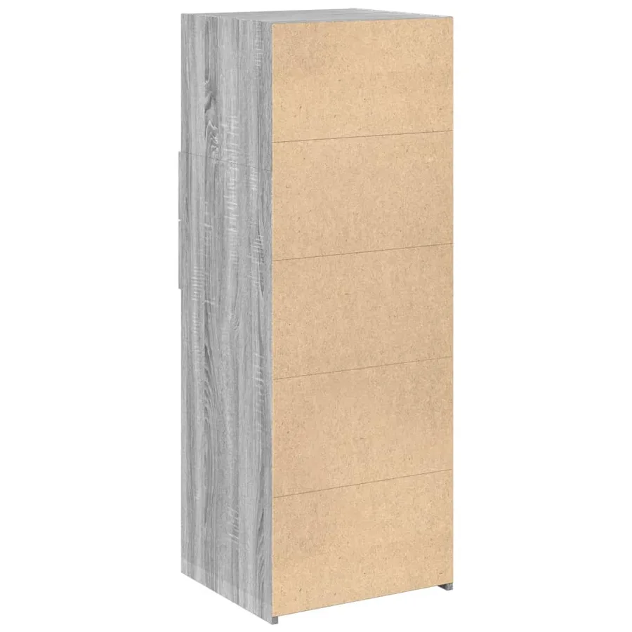Buffet sonoma gris 30x42,5x93 cm bois d'ingénierie - 6