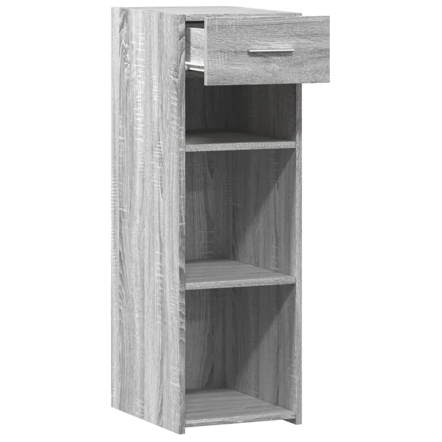 Buffet sonoma gris 30x42,5x93 cm bois d'ingénierie - 7