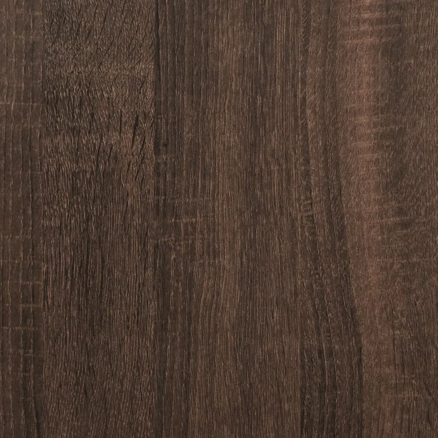 Coiffeuse avec miroir chêne marron 73x46,5x120 cm - 10