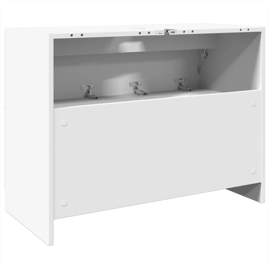 Armoire d'évier blanc 78x37x59 cm bois d'ingénierie - 7