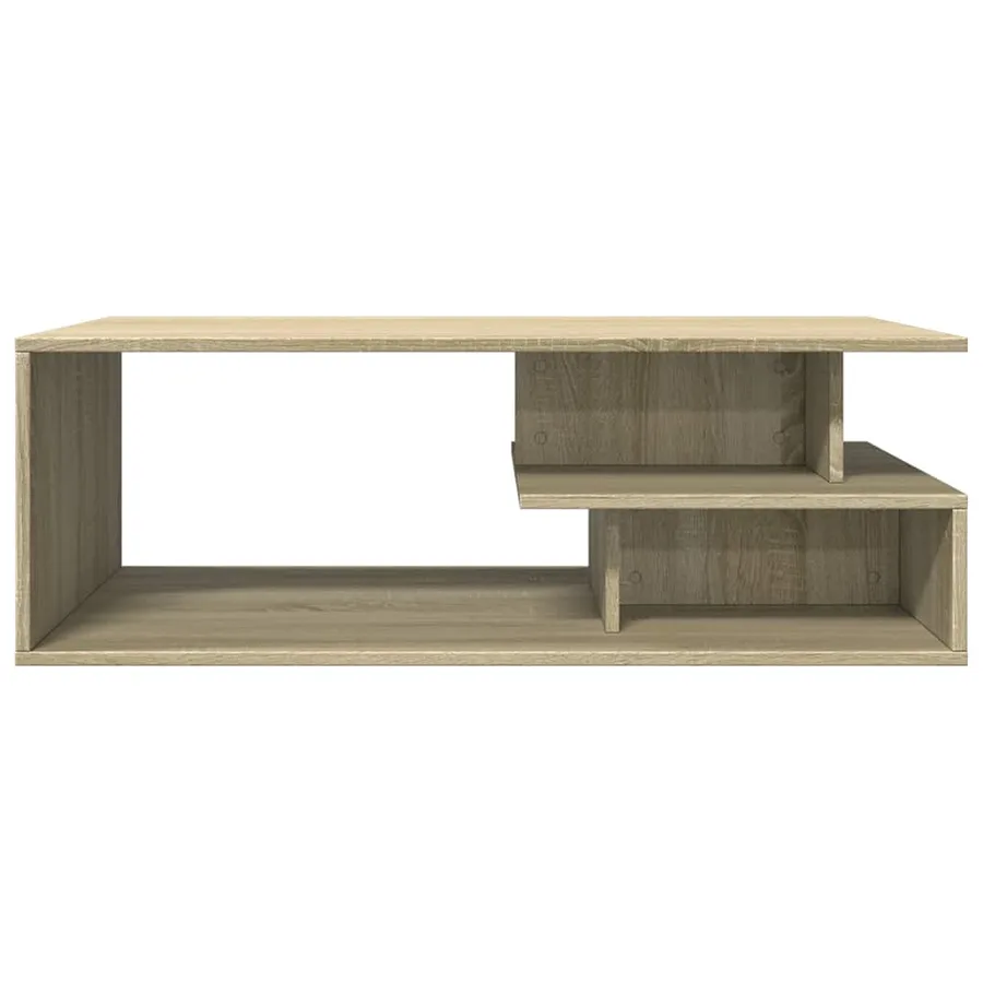 Table basse chêne sonoma 102x55x35 cm bois d'ingénierie - 4