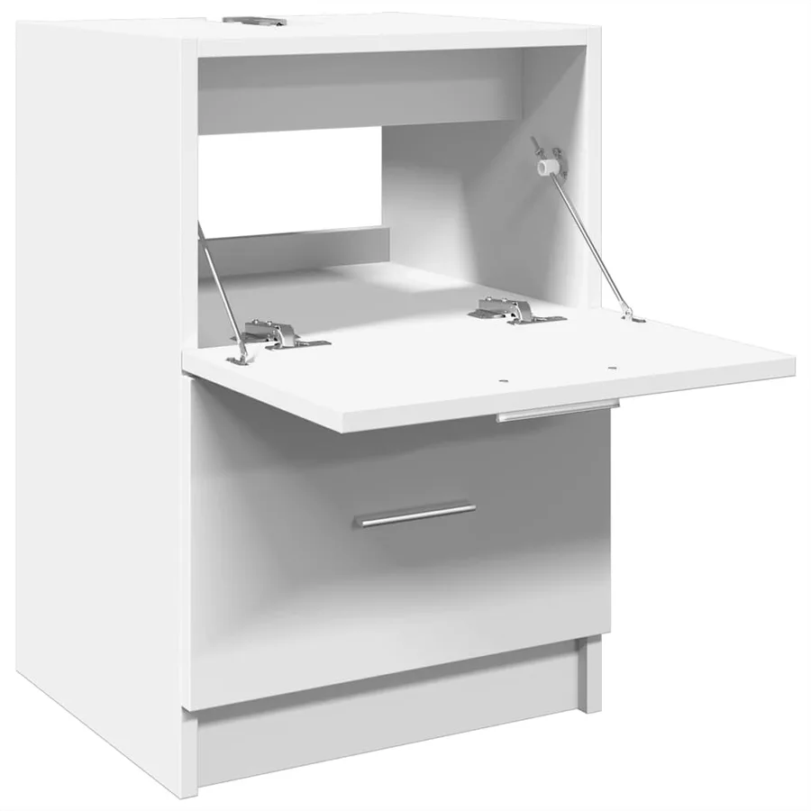 Armoire d'évier blanc 40x37x59 cm bois d'ingénierie - 5