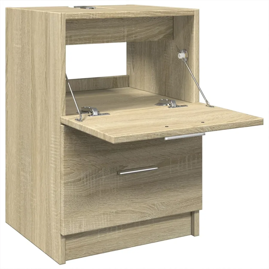 Armoire d'évier chêne sonoma 40x37x59 cm bois d'ingénierie - 5