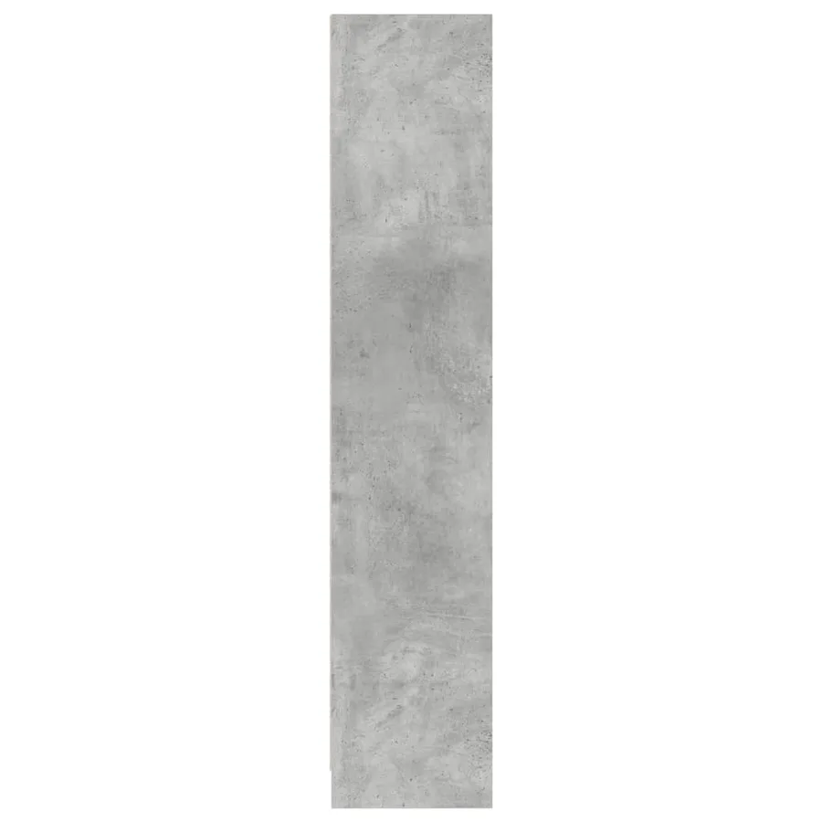 Bibliothèque gris béton 57x28,5x107,5 cm bois d'ingénierie - 5
