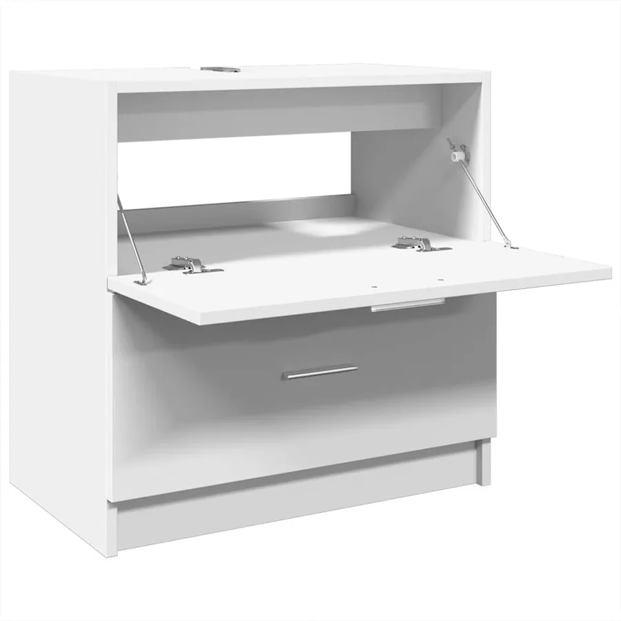 Armoire d'évier blanc 59x37x59 cm bois d'ingénierie - 5