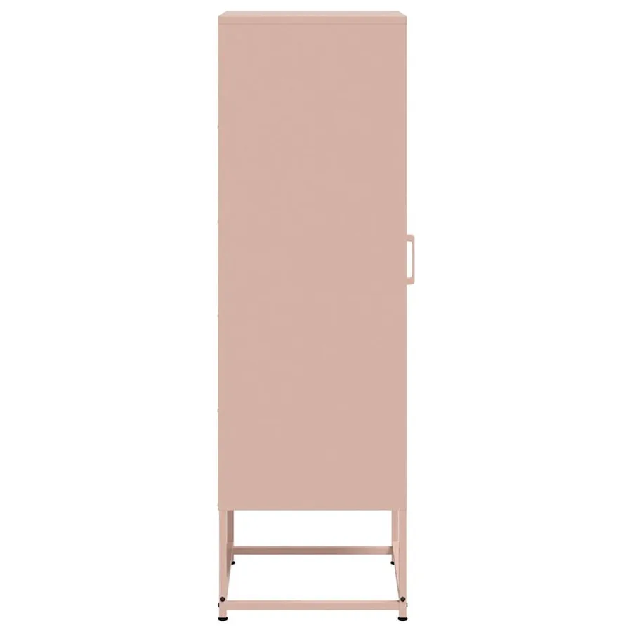Buffet haut rose 36x39x123 cm acier - 7