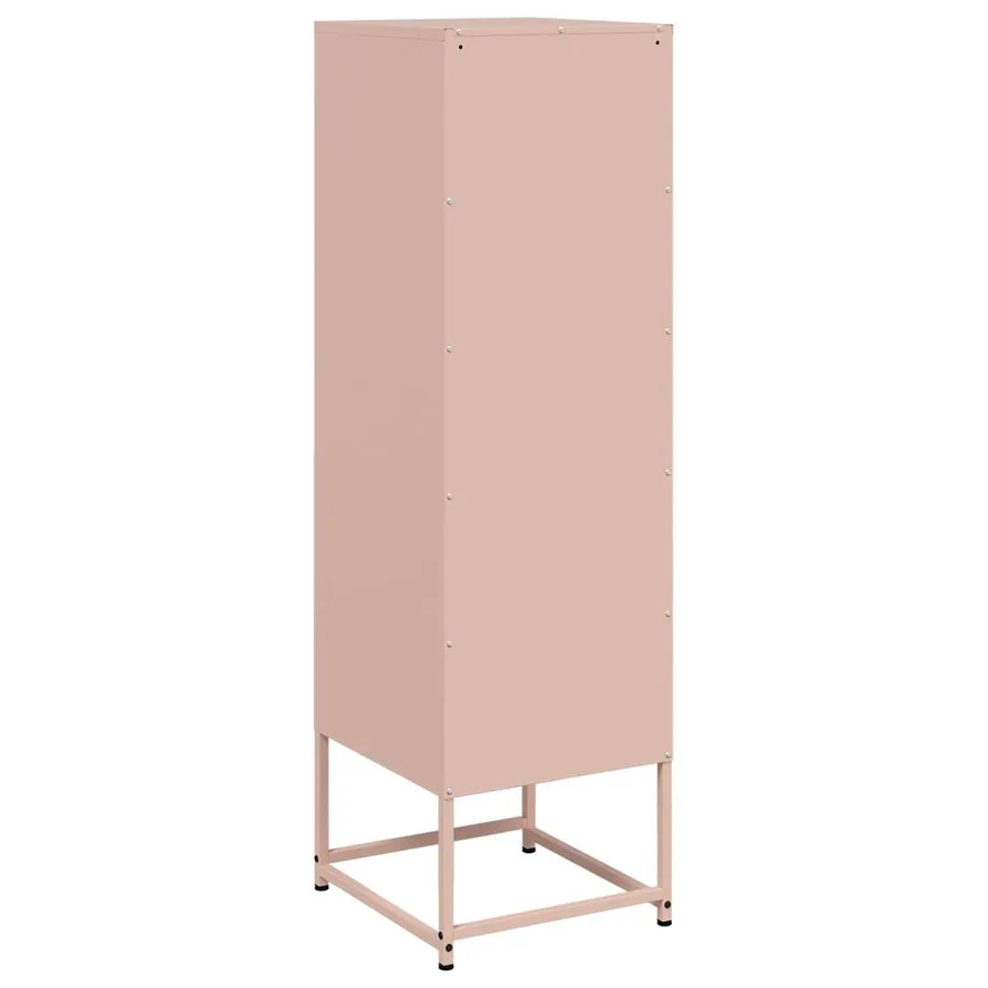 Buffet haut rose 36x39x123 cm acier - 8