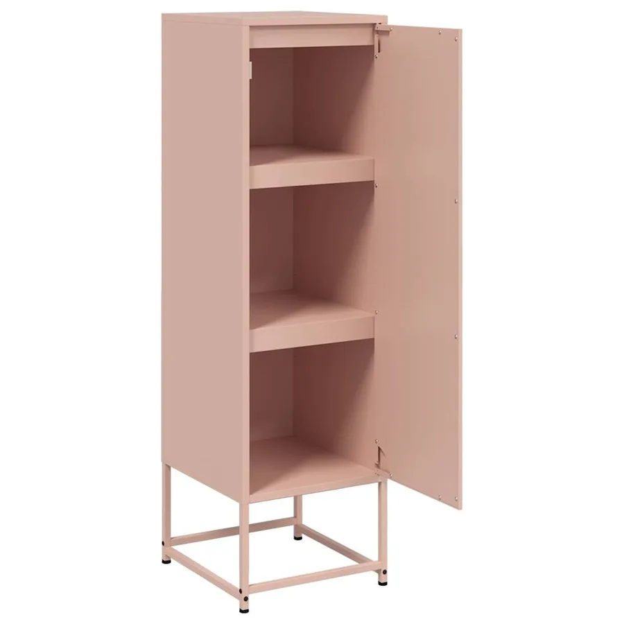 Buffet haut rose 36x39x123 cm acier - 9