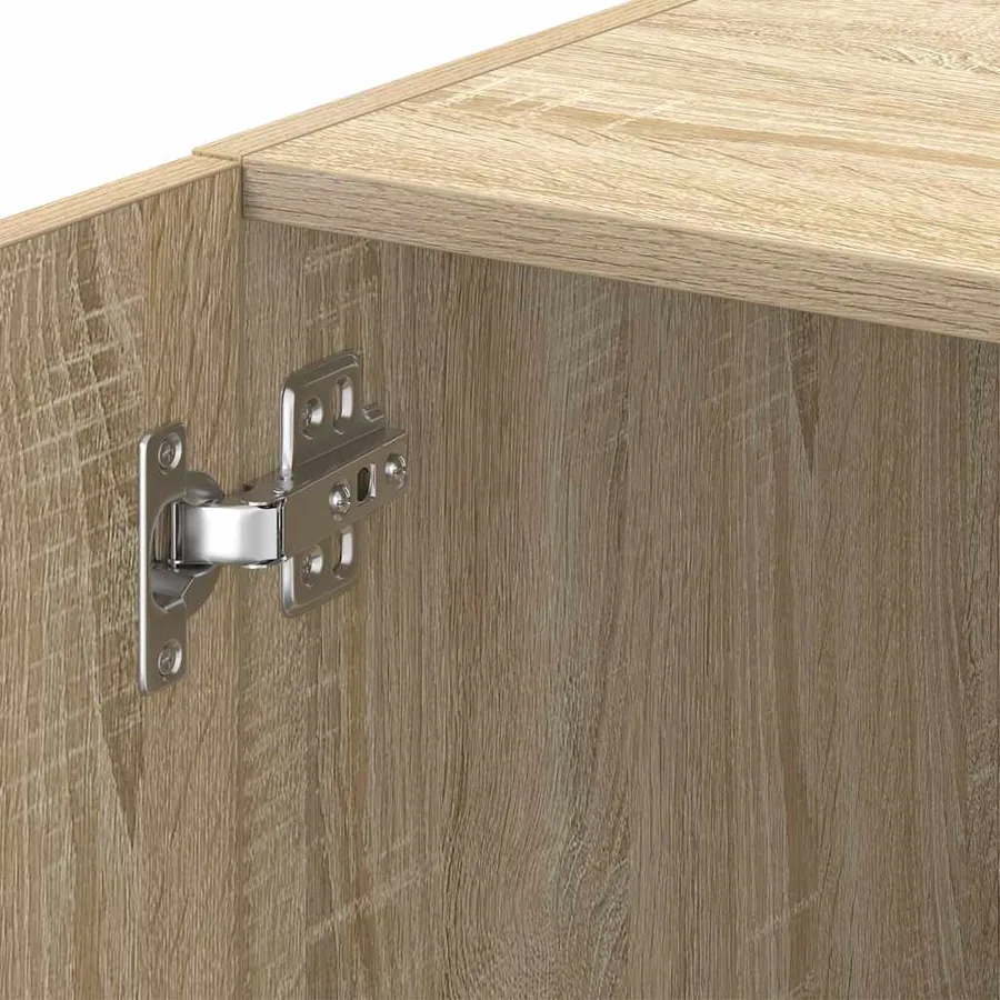 Armoire de rangement mince chêne sonoma 30x42,5x225 cm - 10