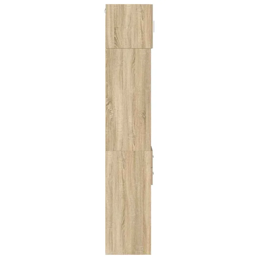 Armoire de rangement mince chêne sonoma 30x42,5x225 cm - 7