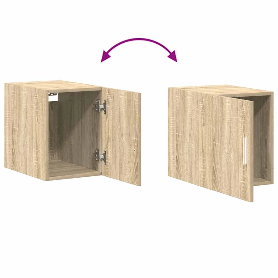Armoire de rangement mince chêne sonoma 30x42,5x225 cm - 9