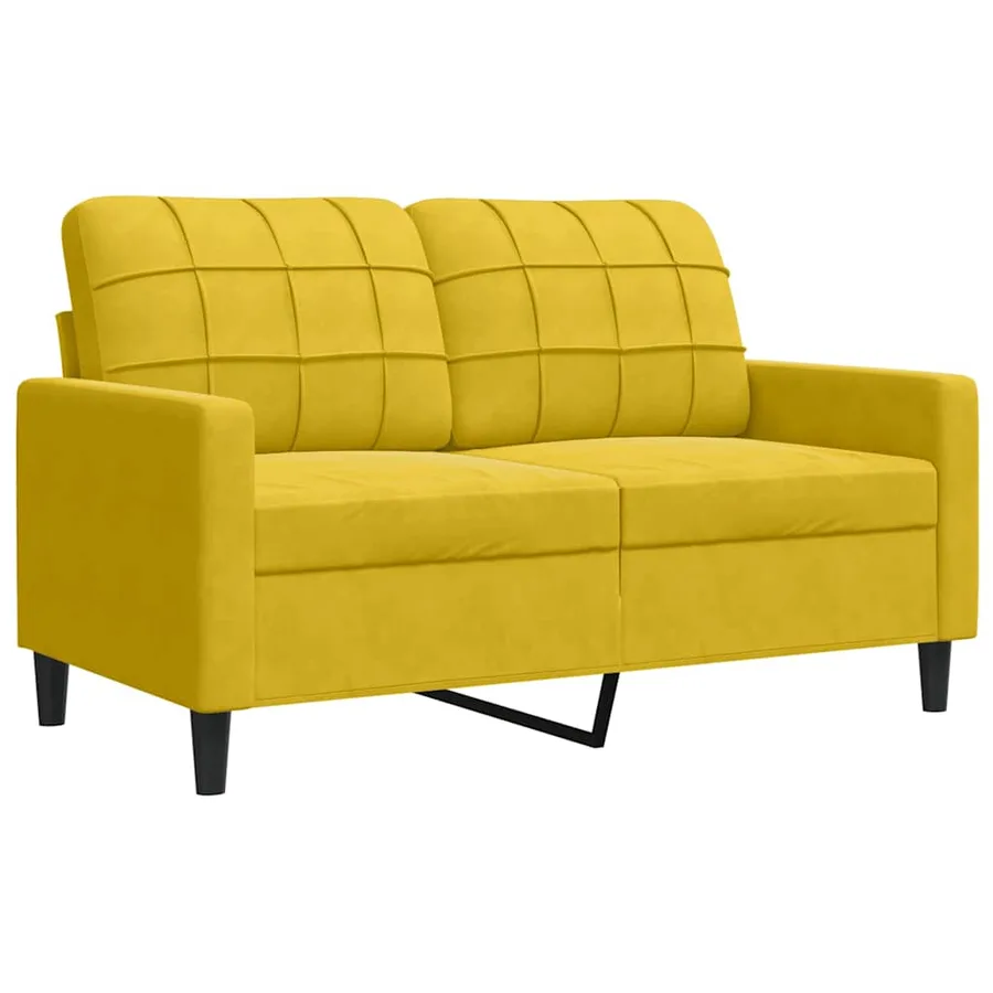 Ensemble de canapés 3 pcs avec coussins et traversins velours - 5